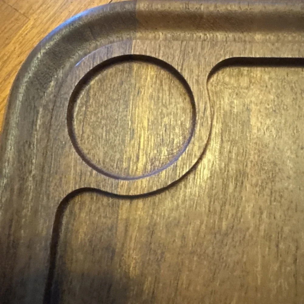 Good Wood Teak Wood Serving Tray Made In‎ Thailand 12